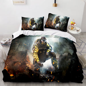 Rainbow Six Siege Cosplay Bedding Set Quilt Duvet Covers Bed Sheets - EBuycos
