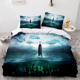 Resident Evil Cosplay Bedding Set Full Duvet Cover Comforter Bed Sheets - EBuycos