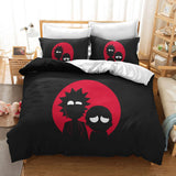 Rick And Morty 3 Piece Bedding Set Quilt Duvet Cover Bed Sheets Sets - EBuycos