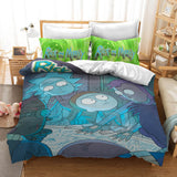 Rick And Morty Bedding Set Duvet Cover Christmas Sheets Bed Sets - EBuycos