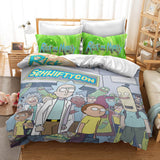 Rick And Morty Cosplay Bedding Duvet Cover Halloween Sheets Bed Sets - EBuycos