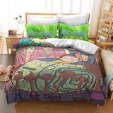 Rick And Morty Cosplay Bedding Duvet Cover Halloween Sheets Bed Sets - EBuycos