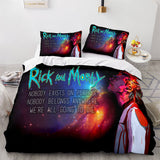 Rick and Morty Cosplay 3-Piece Bedding Sets Duvet Covers Bed Sheets - EBuycos