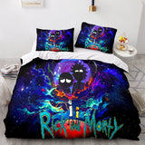 Rick and Morty Cosplay 3-Piece Bedding Sets Duvet Covers Bed Sheets - EBuycos