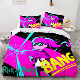 Rick and Morty Cosplay 3-Piece Bedding Sets Duvet Covers Bed Sheets - EBuycos