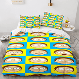 Rick and Morty Cosplay 3-Piece Bedding Sets Duvet Covers Bed Sheets - EBuycos