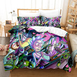 Rick and Morty Cosplay Bedding Sets Duvet Covers Comforter Bed Sheets - EBuycos