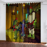 Rise of the Teenage Mutant Ninja Turtles Curtains Blackout Window Drapes