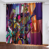 Rise of the Teenage Mutant Ninja Turtles Curtains Blackout Window Drapes