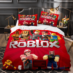 Roblox Bedding Set Quilt Duvet Cover Bed Sheets Sets Christmas Present - EBuycos