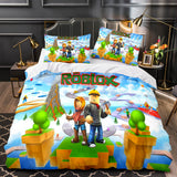 Roblox Bedding Set Quilt Duvet Cover Bed Sheets Sets Christmas Present - EBuycos