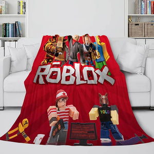 Roblox Blanket Flannel Fleece Throw Cosplay Blanket Christmas Bedding - EBuycos