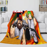 Roblox Blanket Flannel Fleece Throw Cosplay Blanket Christmas Present - EBuycos