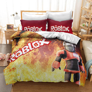 Roblox Cosplay Bedding Set Duvet Cover Bed Sheets Kids Bedroom Decor - EBuycos