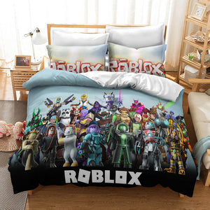 Roblox Cosplay Kids Bedding Set Duvet Covers Christmas Bed Sheets Sets - EBuycos