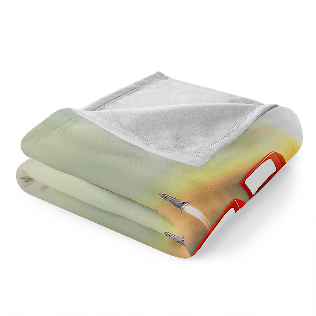Roblox Pattern Blanket Flannel Throw Room Decoration