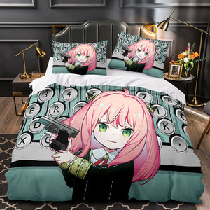 SPY×FAMILY Bedding Set Cosplay Quilt Cover Without Filler