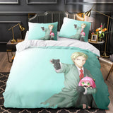 Anime SPY×FAMILY Bedding Set Kids Quilt Cover Without Filler