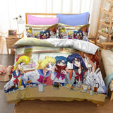 Sailor Moon Cosplay Bedding Set Duvet Cover Christmas Bed Sheets Sets - EBuycos