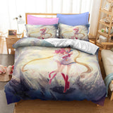 Sailor Moon Cosplay Bedding Set Duvet Cover Christmas Bed Sheets Sets - EBuycos