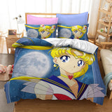 Sailor Moon Cosplay Bedding Set Duvet Cover Christmas Bed Sheets Sets - EBuycos