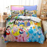 Sailor Moon Cosplay Bedding Set Duvet Cover Christmas Bed Sheets Sets - EBuycos