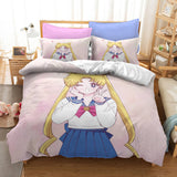 Anime Sailor Moon Bedding Set Quilt Duvet Covers Bed Sheets Sets - EBuycos