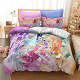Anime Sailor Moon Bedding Set Quilt Duvet Covers Bed Sheets Sets - EBuycos