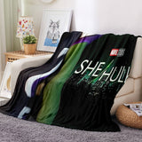 She Hulk Blanket Flannel Fleece Blanket Throw Cosplay Blanket Room Decoration
