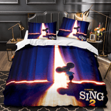 Sing 2 Bedding Set Quilt Duvet Cover Pillowcase Bedding Sets for Kids - EBuycos