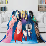 Sing 2 Blanket Flannel Fleece Throw Cosplay Blanket Christmas Present