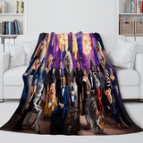 Sing 2 Blanket Flannel Fleece Throw Cosplay Blanket Room Decoration