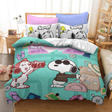 Snoopy Cosplay Bedding Set Duvet Cover Without Filler - EBuycos