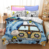 Snoopy Bedding Set Quilt Duvet Covers Without Filler - EBuycos
