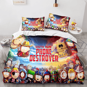 South Park Phone Destroyer Bedding Set Quilt Duvet Cover Bedding Sets - EBuycos