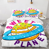 Space Astronaut Bedding Set Duvet Cover Comforter Bed Sheets - EBuycos