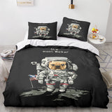 Space Astronaut Bedding Set Duvet Cover Comforter Bed Sheets - EBuycos