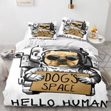 Space Astronaut Bedding Set Duvet Cover Comforter Bed Sheets - EBuycos