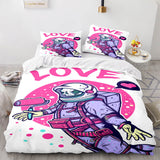 Space Astronaut Bedding Set Duvet Cover Comforter Bed Sheets - EBuycos