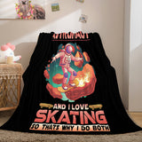 Space Astronaut Blanket Soft Flannel Blanket Comforter Bedding Sets - EBuycos