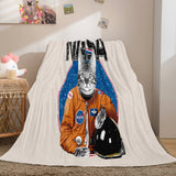 Space Astronaut Blanket Soft Flannel Blanket Comforter Bedding Sets - EBuycos