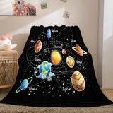 Space Astronaut Blanket Soft Flannel Blanket Comforter Bedding Sets - EBuycos