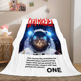Space Astronaut Blanket Soft Flannel Blanket Comforter Bedding Sets - EBuycos