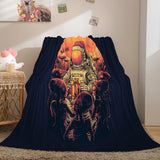 Space Astronaut Blanket Soft Flannel Blanket Comforter Bedding Sets - EBuycos