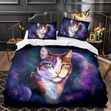 Space Cat Astronaut Cats In Space Bedding Set Duvet Cover Bedding Sets - EBuycos