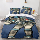 Spaceman Cosplay Bedding Set Duvet Cover Comforter Bed Sheets - EBuycos