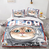 Spaceman Cosplay Bedding Set Duvet Cover Comforter Bed Sheets - EBuycos