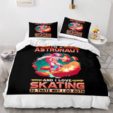 Spaceman Cosplay Bedding Set Duvet Cover Comforter Bed Sheets - EBuycos