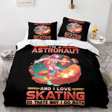 Spaceman Cosplay Bedding Set Duvet Cover Comforter Bed Sheets - EBuycos