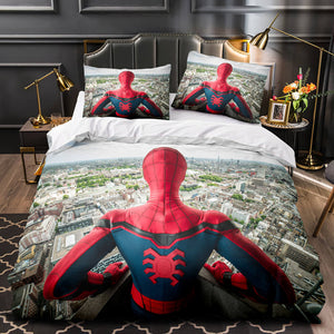 Spider-Man Homecoming Cosplay Bedding Sets Duvet Covers Bed Sheets - EBuycos